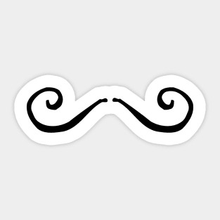 Moustache Sticker